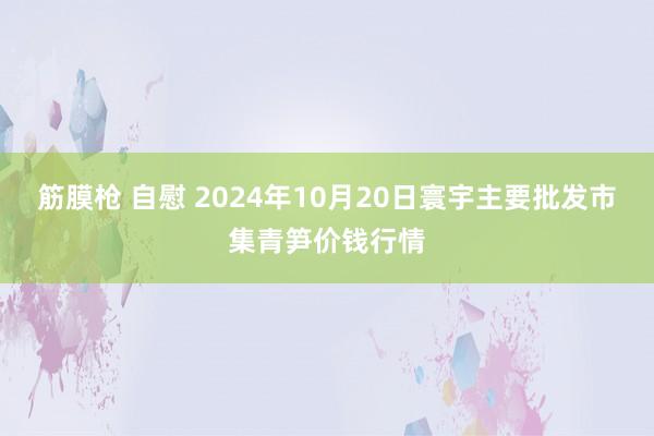 筋膜枪 自慰 2024年10月20日寰宇主要批发市集青笋价钱行情