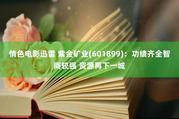 情色电影迅雷 紫金矿业(601899)：功绩齐全智商较强 资源再下一城