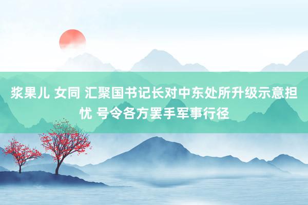 浆果儿 女同 汇聚国书记长对中东处所升级示意担忧 号令各方罢手军事行径