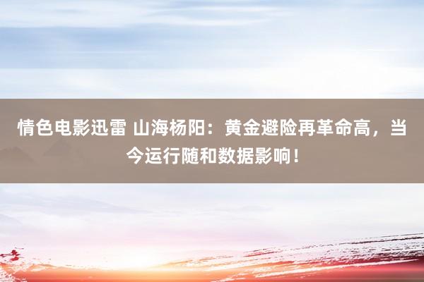 情色电影迅雷 山海杨阳：黄金避险再革命高，当今运行随和数据影响！