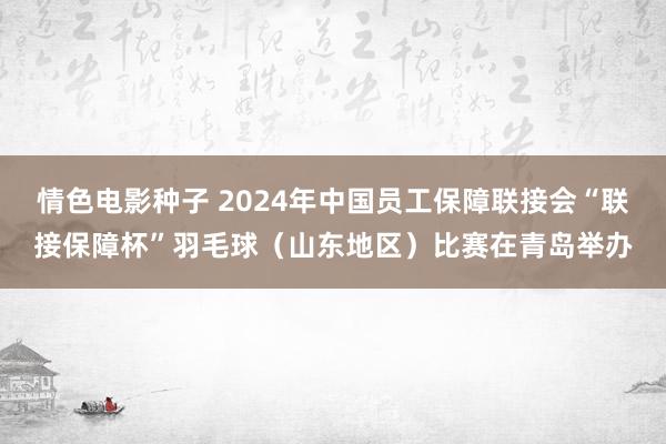 情色电影种子 2024年中国员工保障联接会“联接保障杯”羽毛球（山东地区）比赛在青岛举办